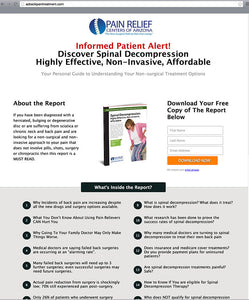 Spinal Decompression Free Report & Landing Page